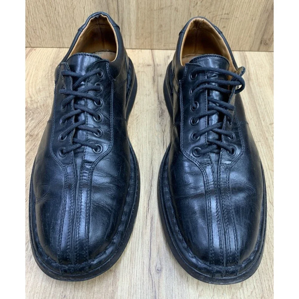 Allen Edmonds 48040 Men's Black Leather Comfort Oxford Shoes Size 9.5 D USA